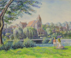 Beau Temps à Clécy von H. Claude Pissarro - Gemälde im postimpressionistischen Stil