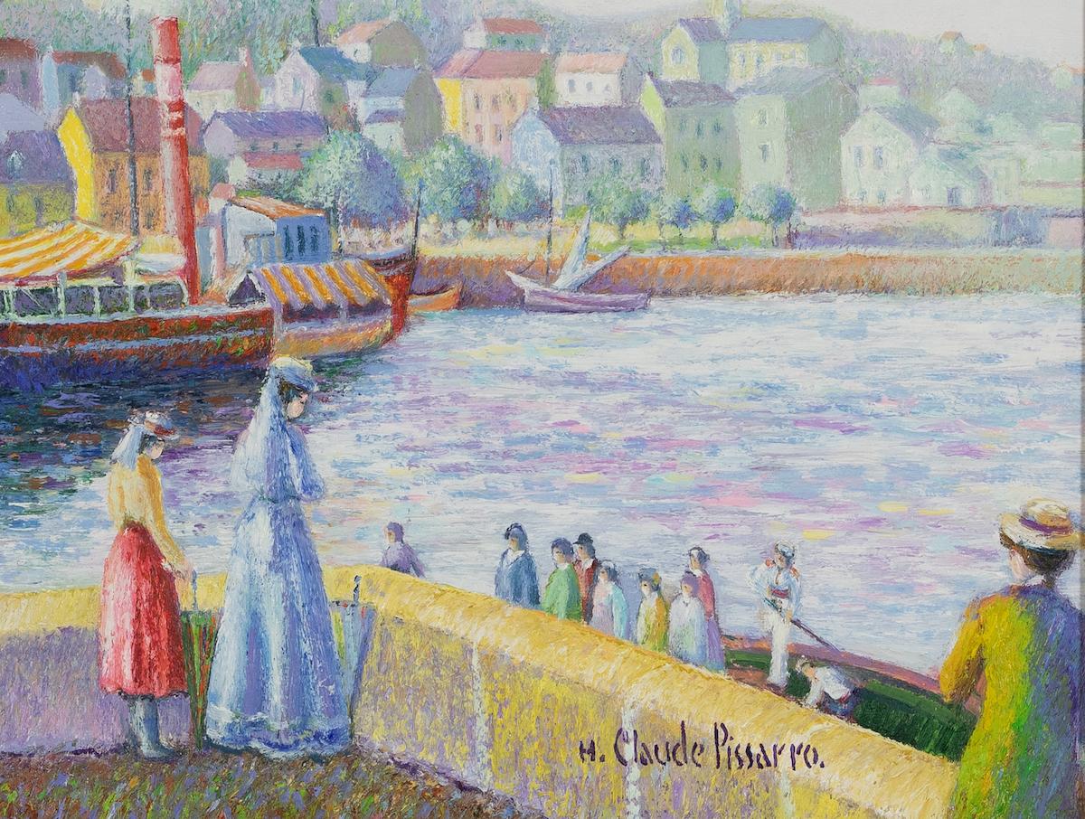 Embarquement pour le Havre by H. Claude Pissarro - Post-Impressionist style 1