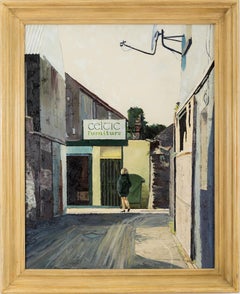 Large landscape oil painting titled 'Celtic Furniture' by Hugues Claude Pissarro