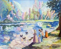 Le lac de Chambourcy von H. Claude Pissarro
