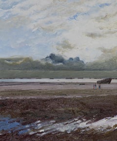 Marée Basse - Arromanches by Hugues Pissarro dit Pomié - Landscape painting