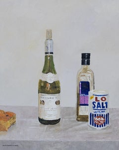 Petit Saint-Véran et Boîte de Sel by Hugues Pissarro dit Pomié - Still Life 