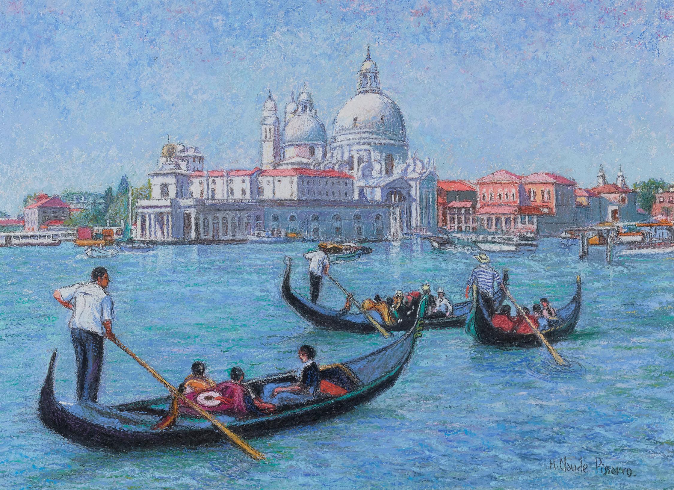 Poggio Imperiale - Painting by Hughes Claude Pissarro