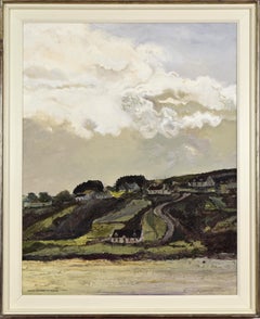 Route de Meenaclady, La Plage von HUGUES PISSARRO DIT POMIÉ - Landschaftsgemälde
