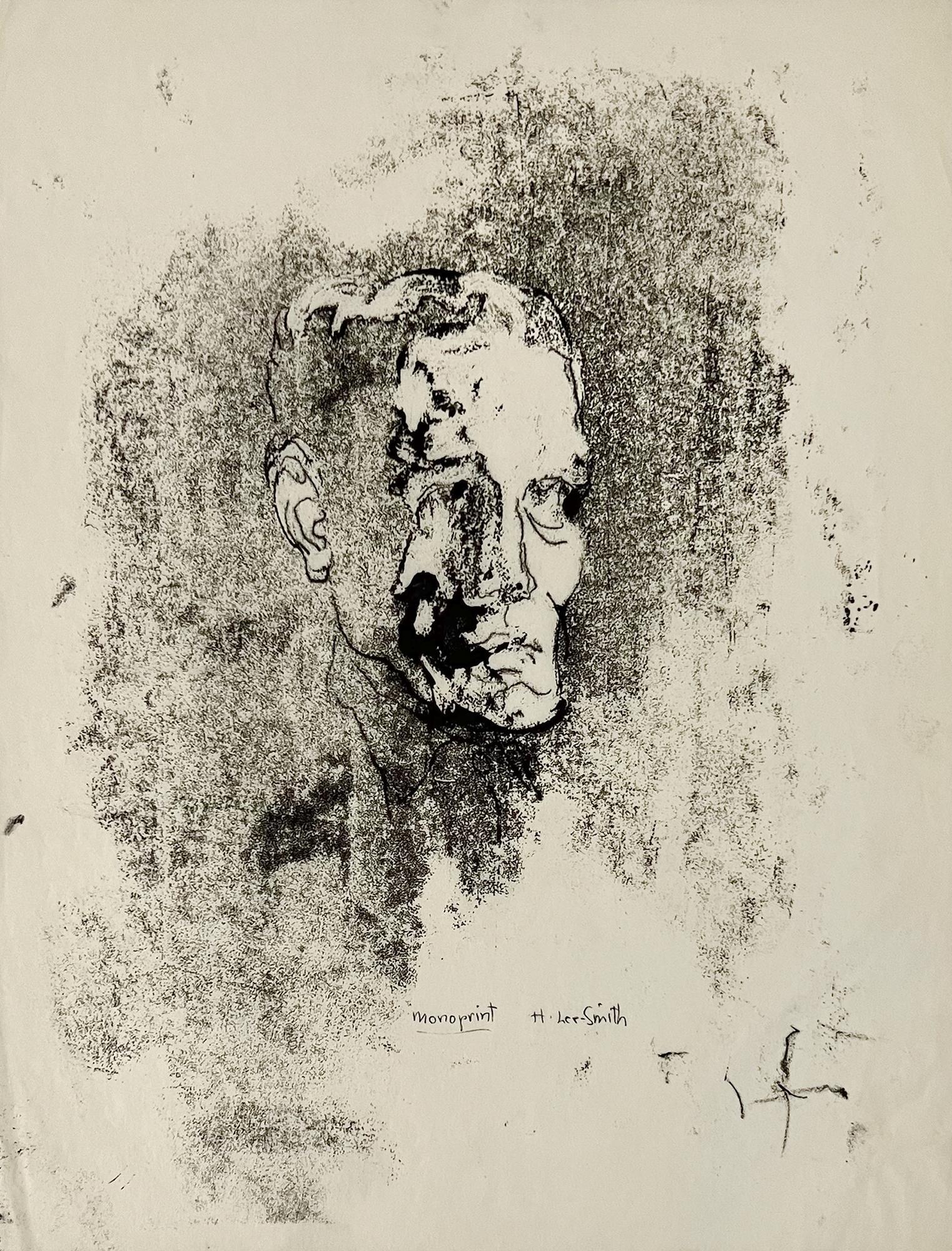 Hughie Lee-Smith Figurative Print - Untitled (Head of a Man)