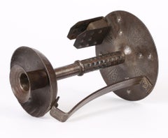 Hugo Berger Goberg German Arts & Crafts Industrial Iron Chamberstick