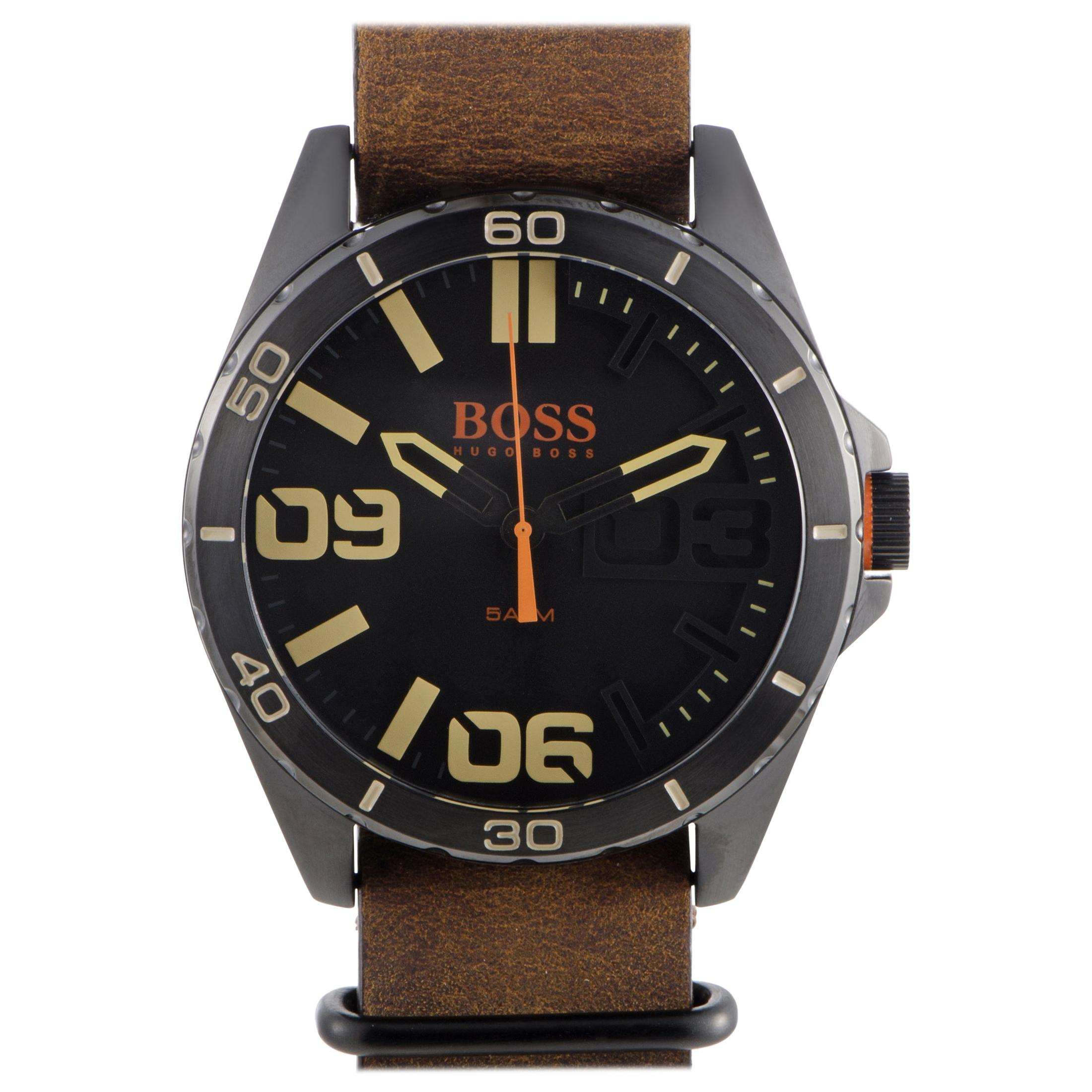 Hugo Boss Berlin Chronograph Men's Watch Black 1513316 at 1stDibs