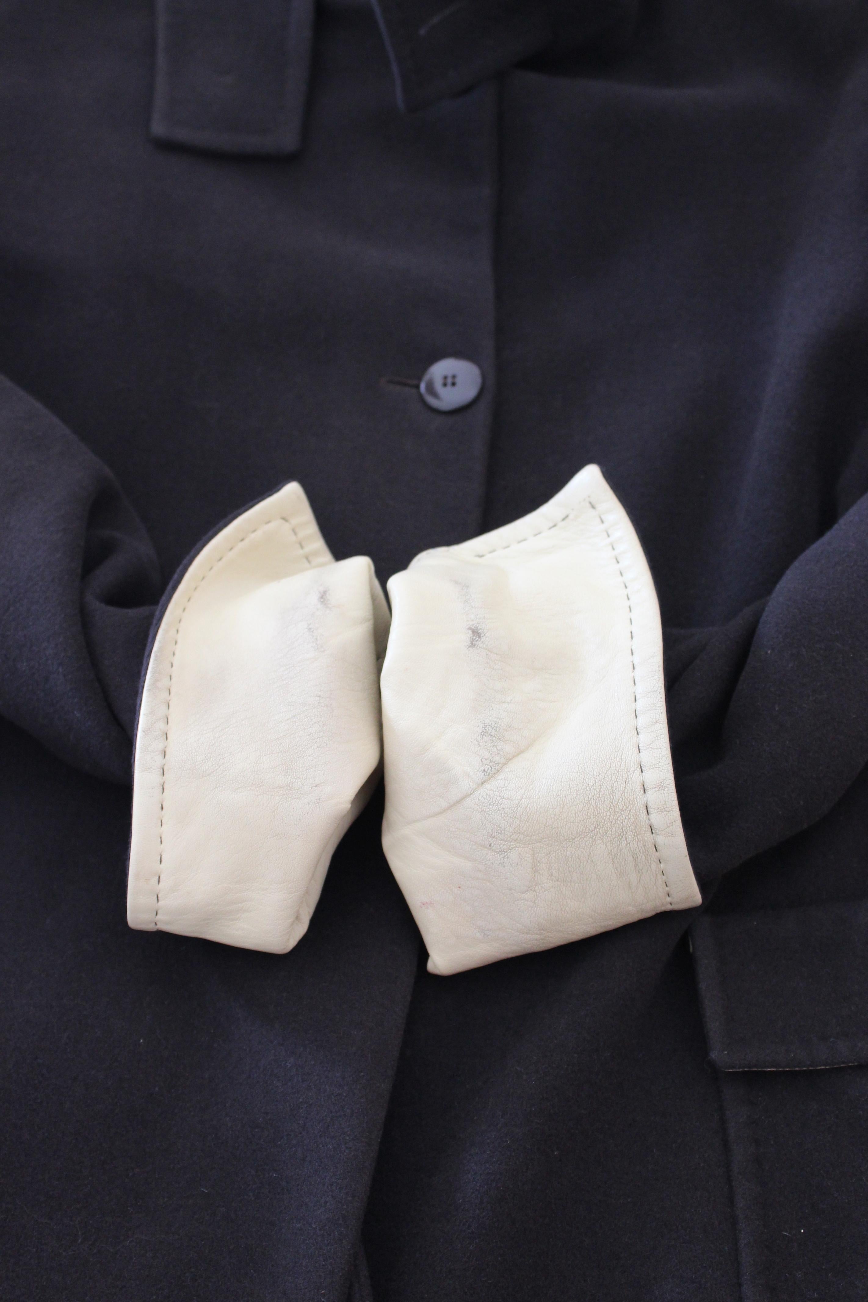Hugo Boss Black Beige Cashmere Long Classic Coat 6