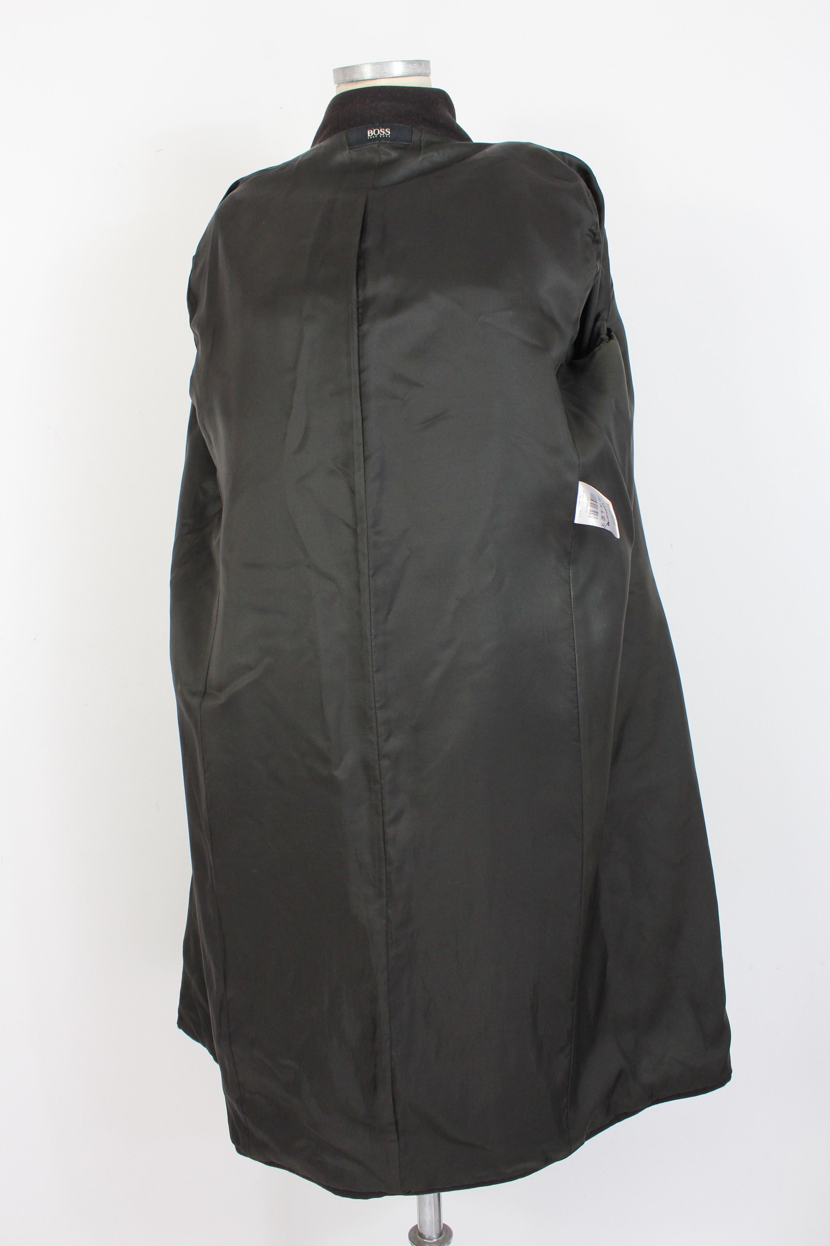 Hugo Boss Black Beige Cashmere Long Classic Coat 2