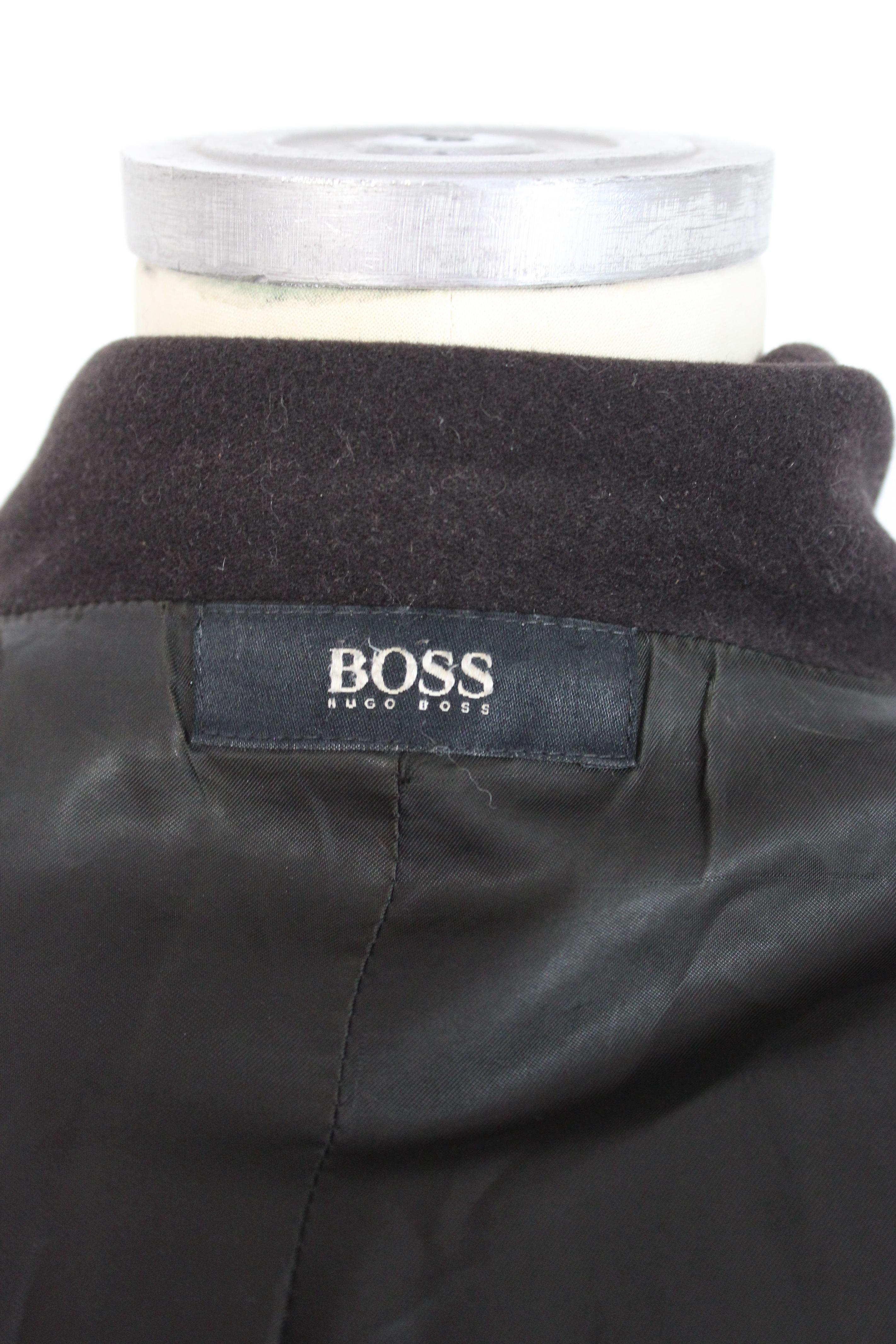Hugo Boss Black Beige Cashmere Long Classic Coat 3