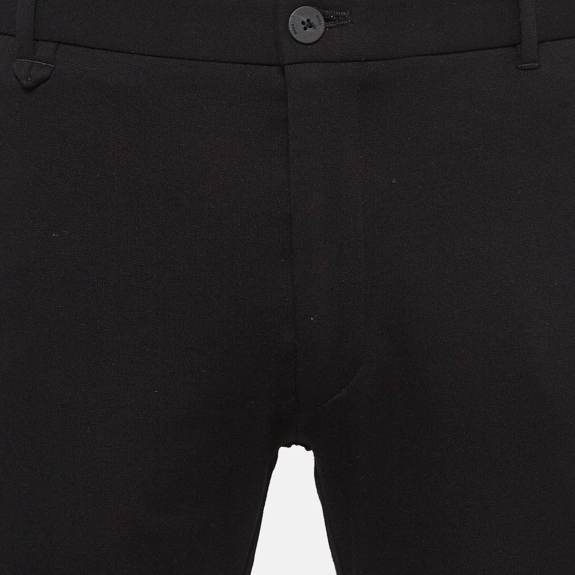 Hugo Boss Black Stretch Crepe Formal Trousers L For Sale 1
