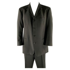 Abito HUGO BOSS Petto 44 Lana Vergine Nera 40 31