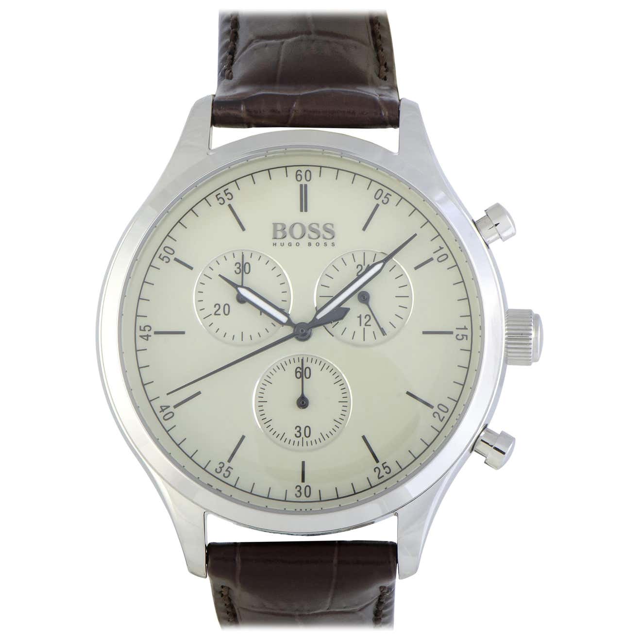Hugo Boss Companion Chronograph Men's Watch Beige 1513544 at 1stDibs