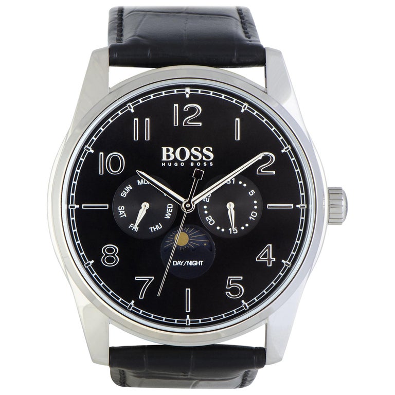 Hugo Boss Heritage Chronograph Men S Watch Black 1513467 At 1stdibs