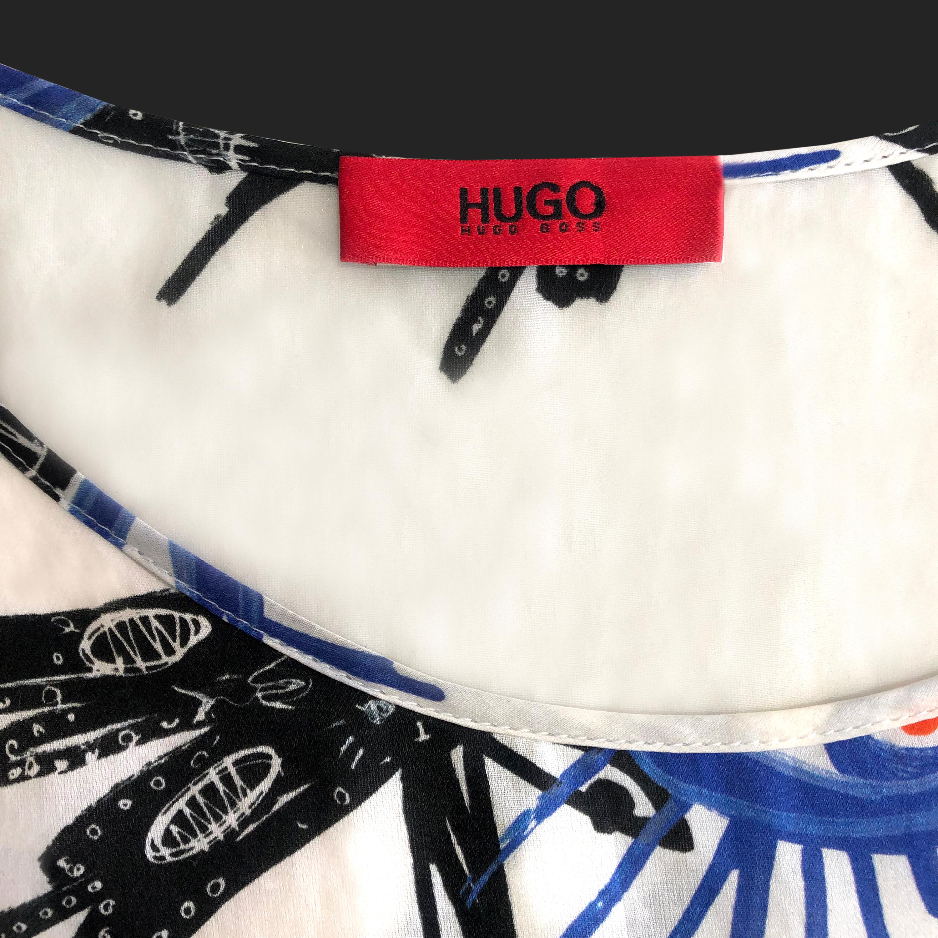 Hugo Boss - Silk Vest Top - Abstract ‘Eye Print’ For Sale 1