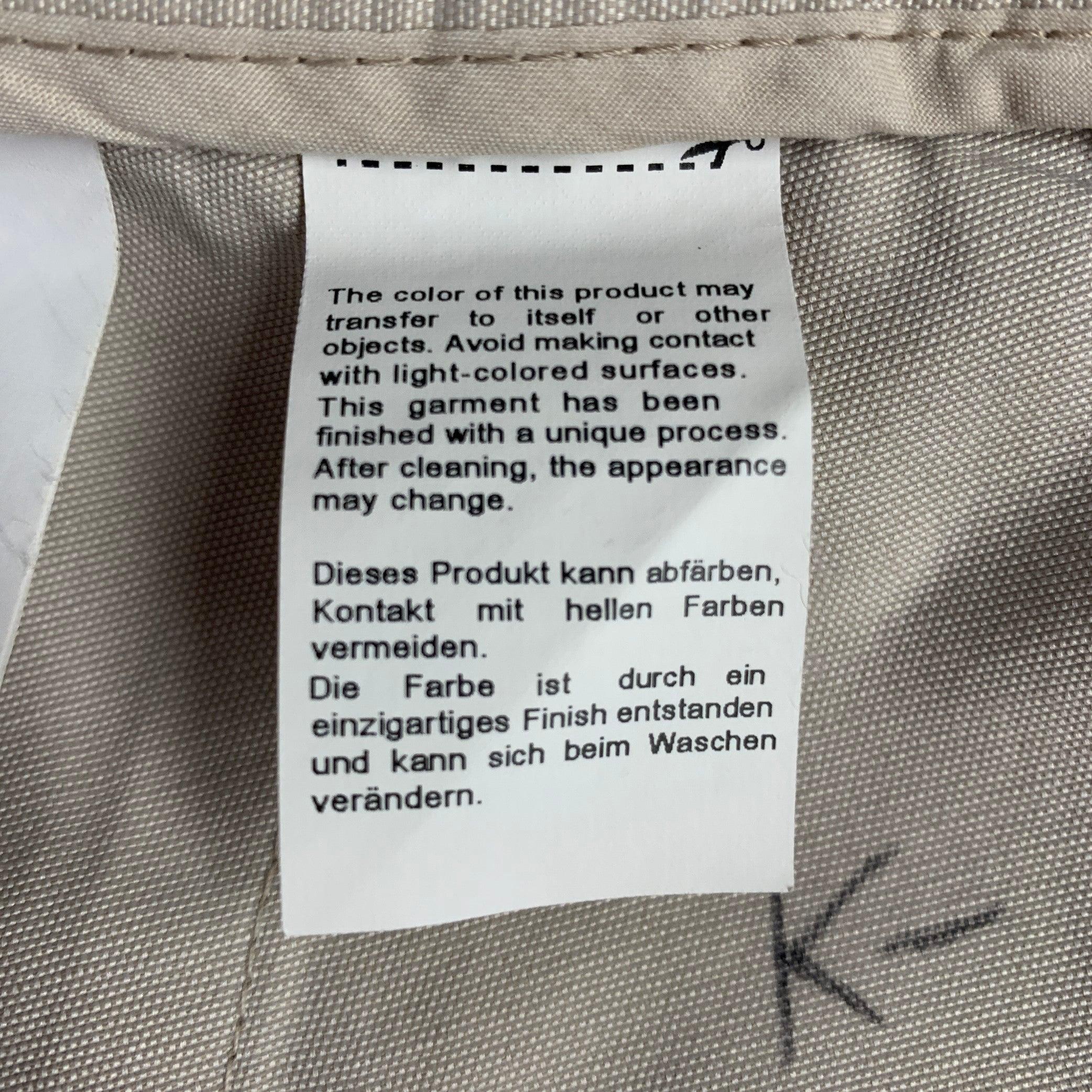 HUGO BOSS Size 30 Beige Cotton Blend Chino Casual Pants For Sale 2