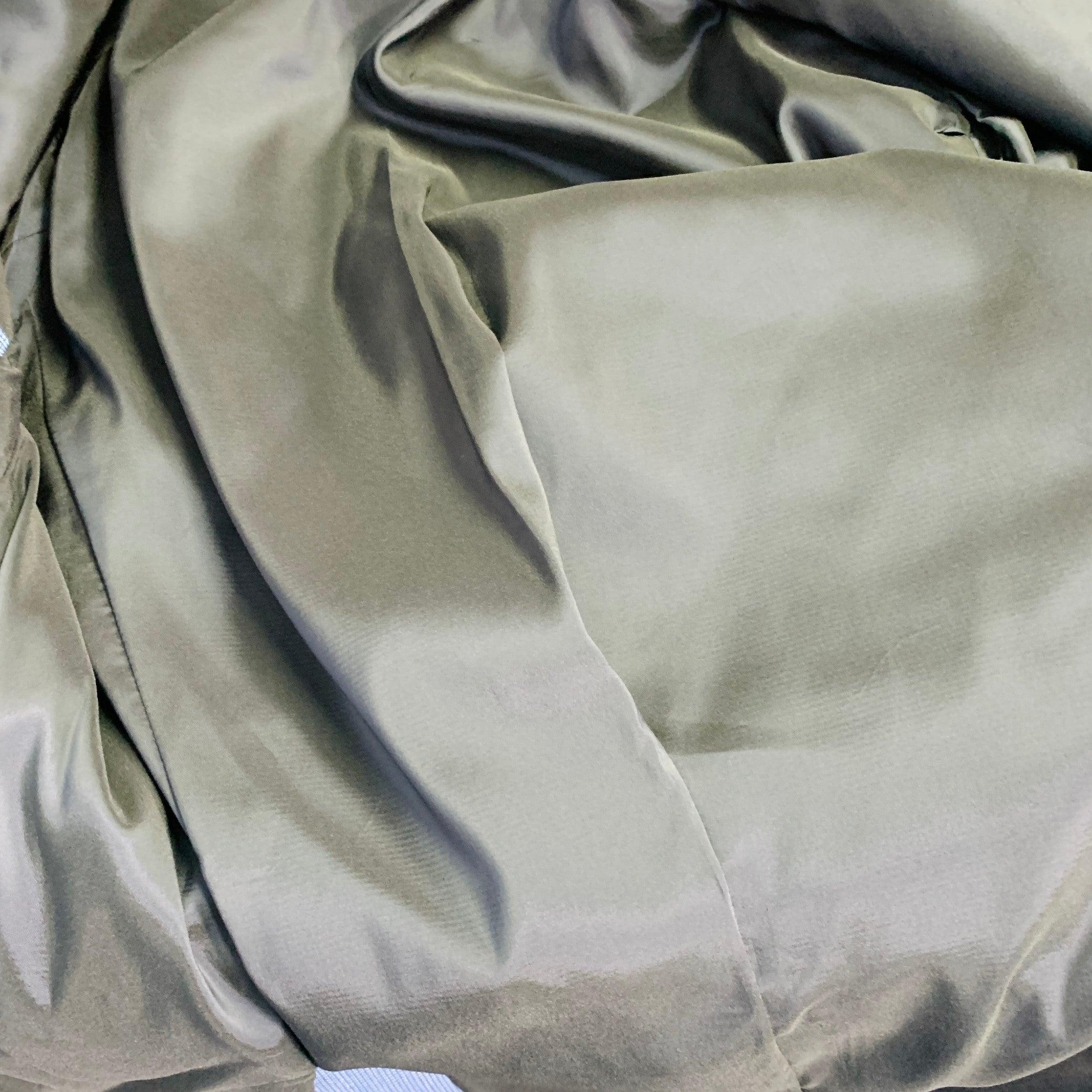 HUGO BOSS Größe 40 Blau Hahnentritt Schurwolle Einreiher mit Kerbrevers Anzug im Angebot 5