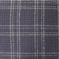 HUGO BOSS Size 40 Navy White Plaid Virgin Wool Blend Sport Coat
