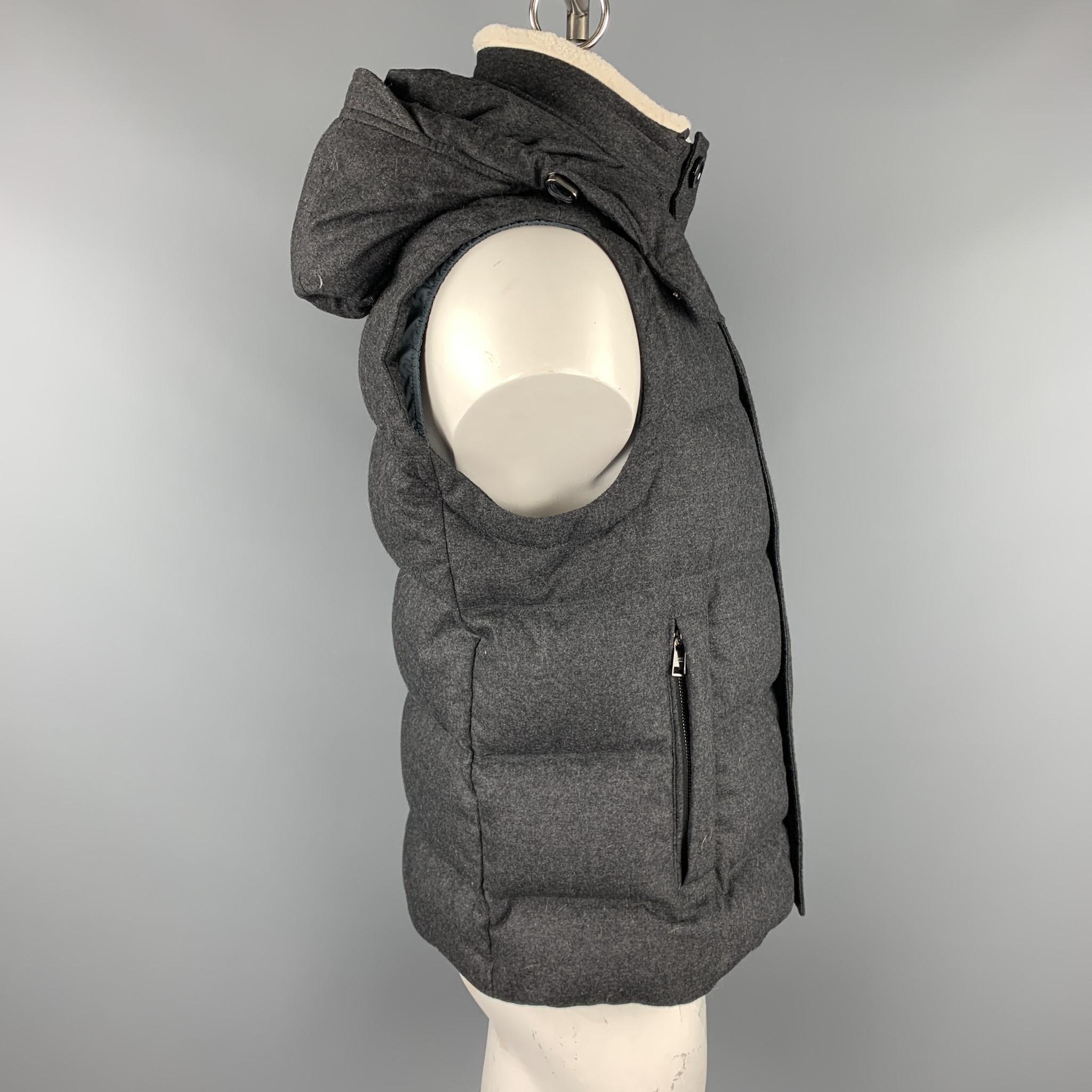 wool down vest
