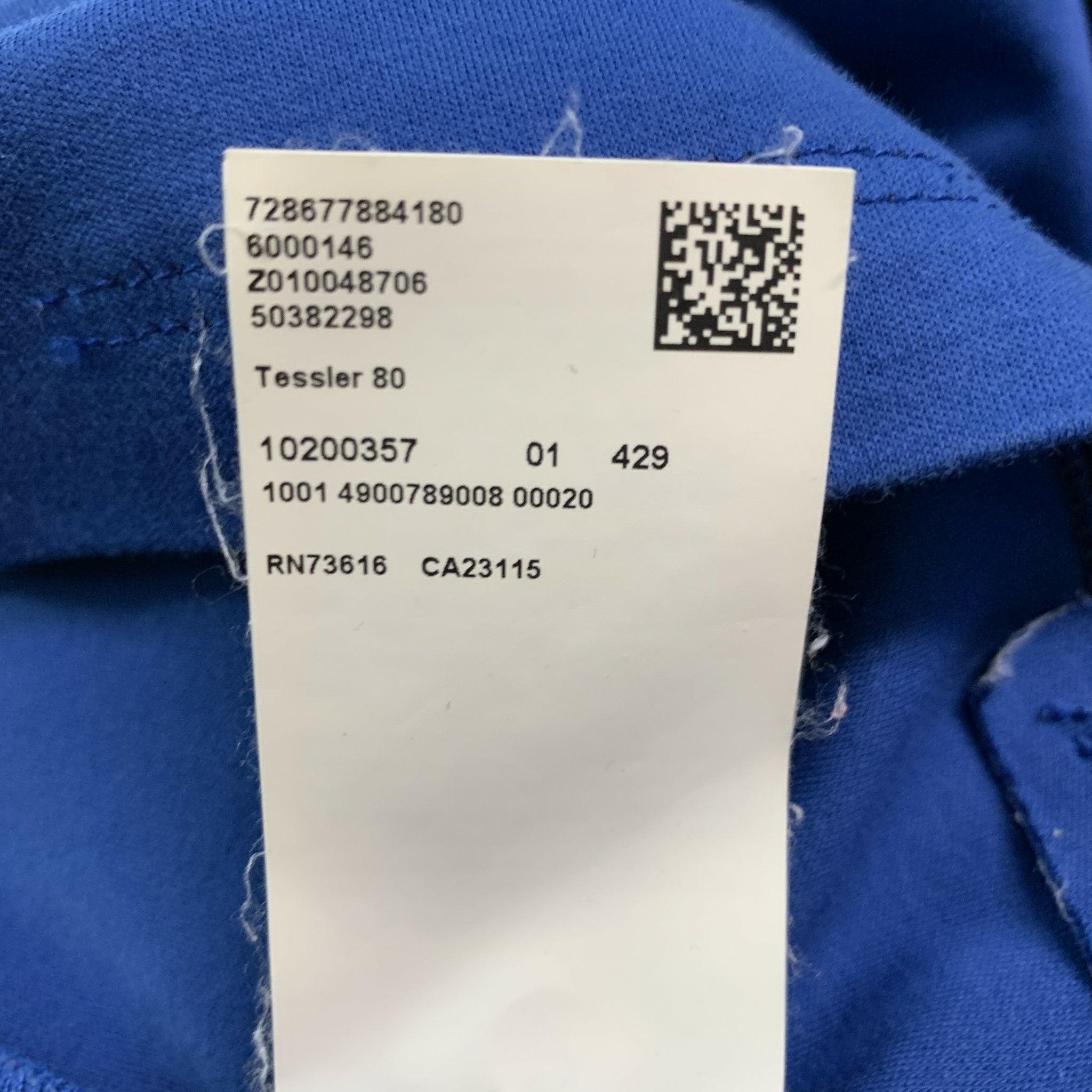 HUGO BOSS Size L Blue Cotton Short Sleeve T-shirt For Sale 5