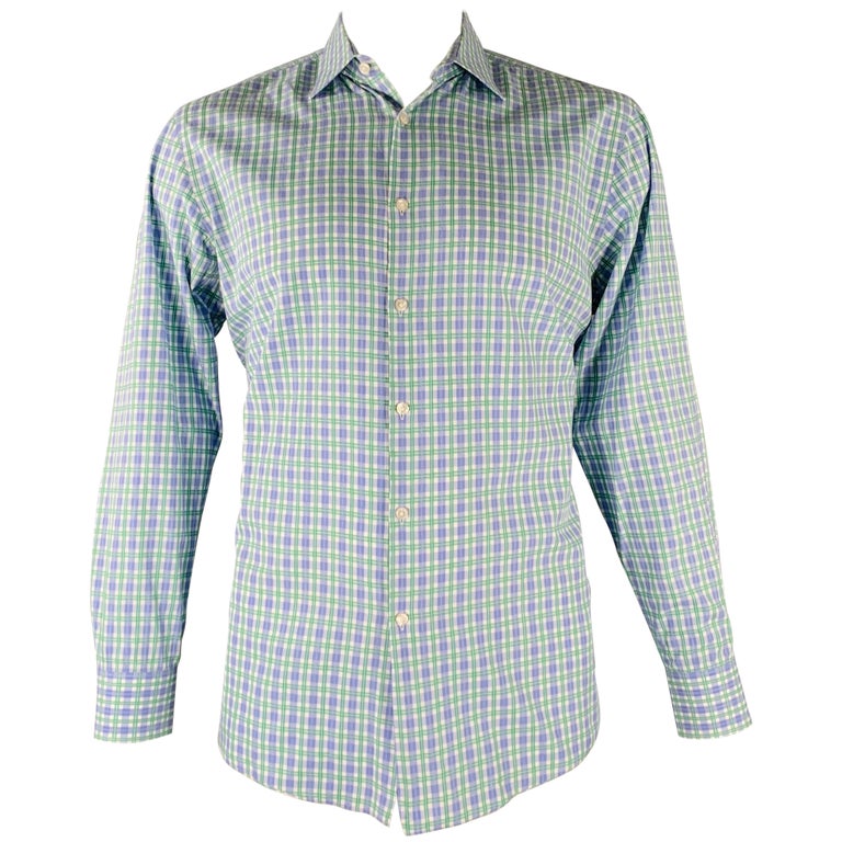slim fit dress slacks HUGO BOSS Mens Slim Fit Shirt SIze 42 16 1/2 Large Blue Gingham Cotton –  Messina Hembry main image 1
