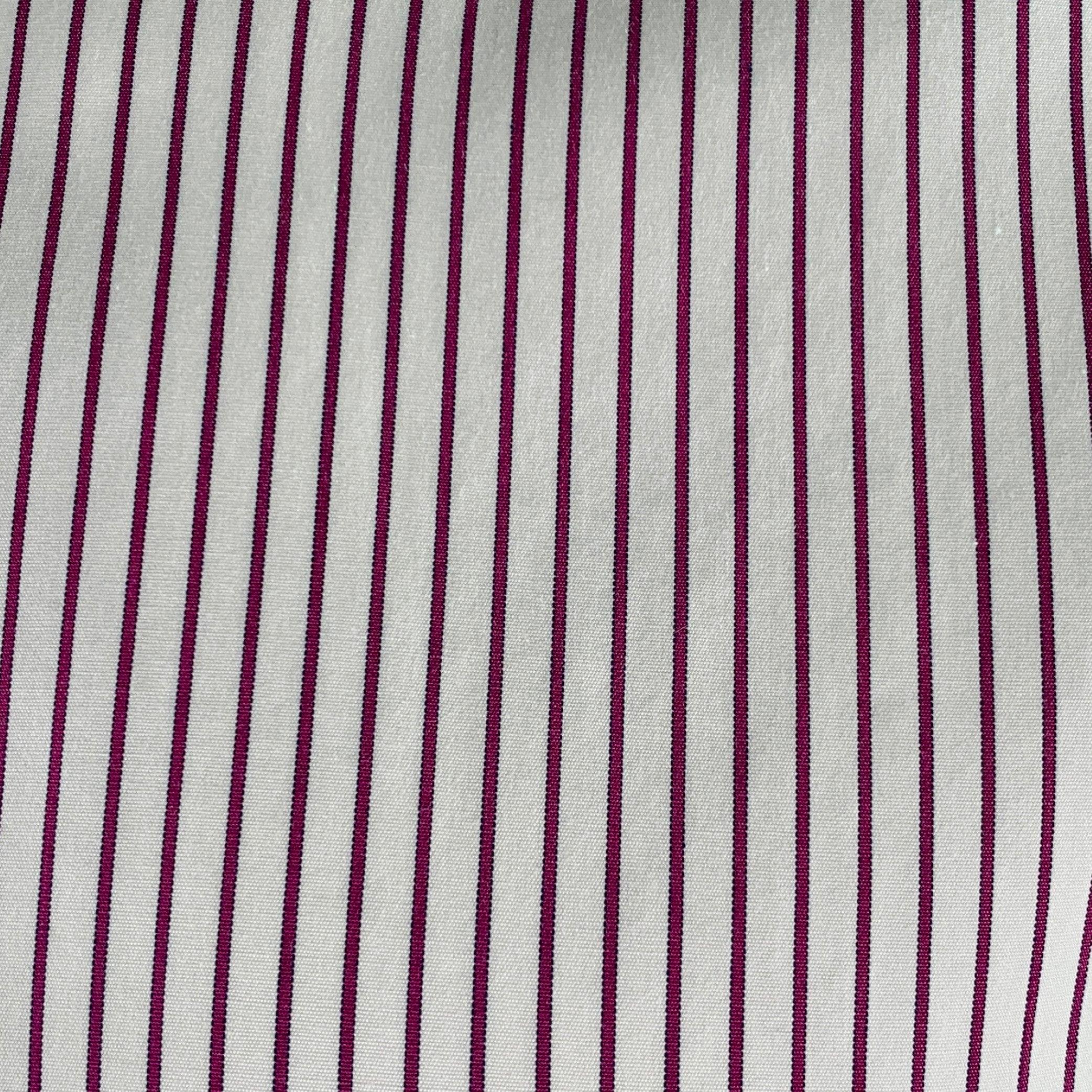 HUGO BOSS long sleeve shirt
in a white and purple cotton woven fabric featuring a stripe pattern, spread collar, and button closure. Excellent Pre-Owned Condition. 

Marked:   XL 

Measurements: 
 
Shoulder: 18 inches Chest: 47 inches Sleeve: 26
