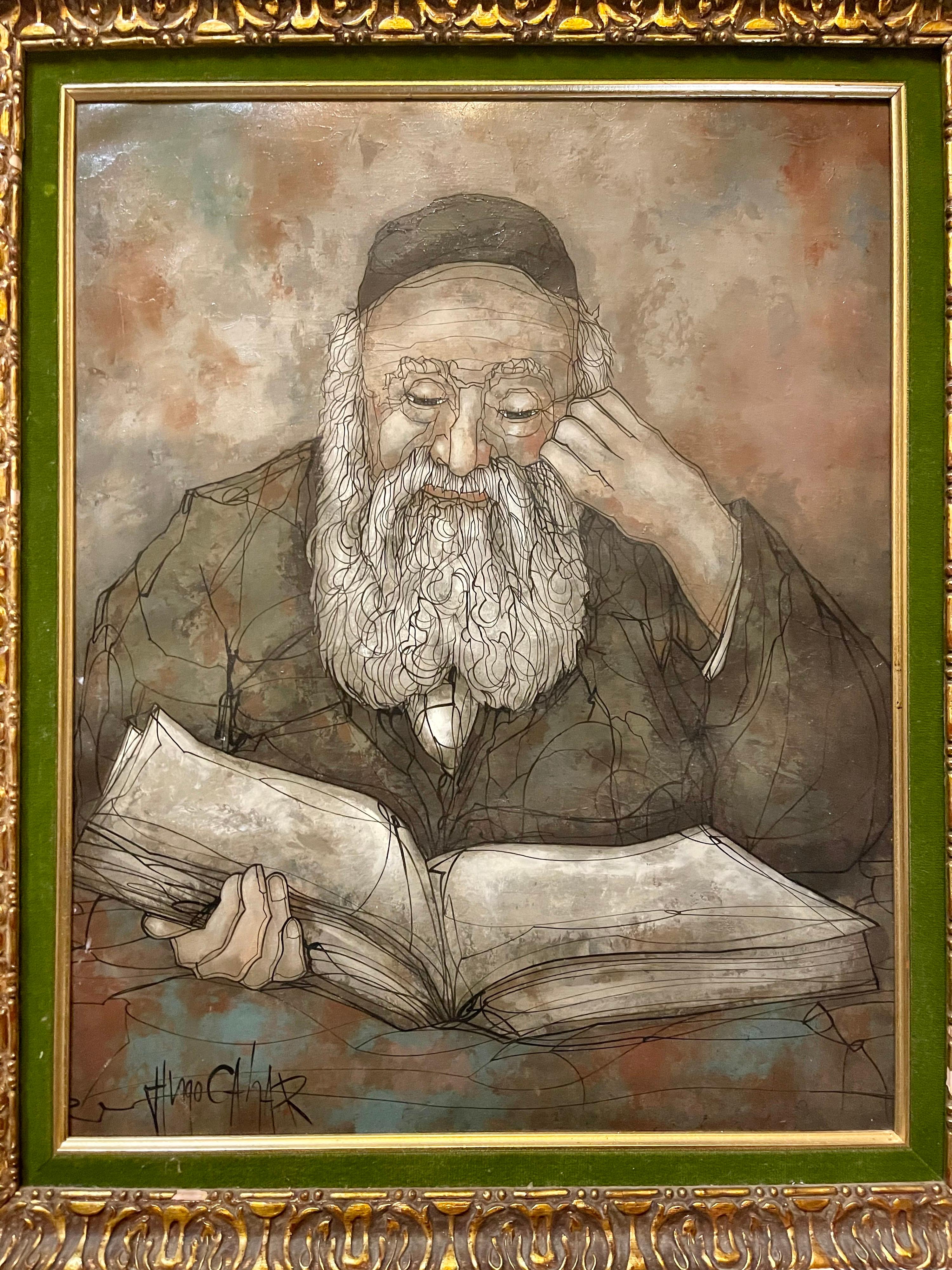 Genre: Modern
Subject: Rabbinical Judaic Portrait, Rabbi Praying
Medium: Oil
Surface: Canvas
Country: Germany
Dimensions: 19.5