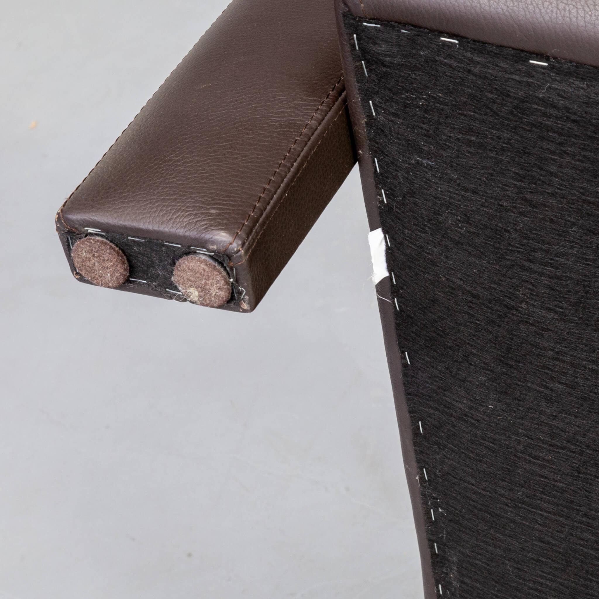 Hugo de Ruiter fauteuil ‘hemmingway’ for Leolux set/2 For Sale 4