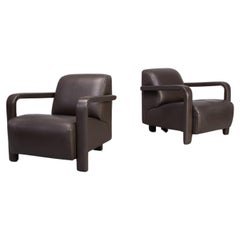 Hugo de Ruiter fauteuil ‘hemmingway’ for Leolux set/2