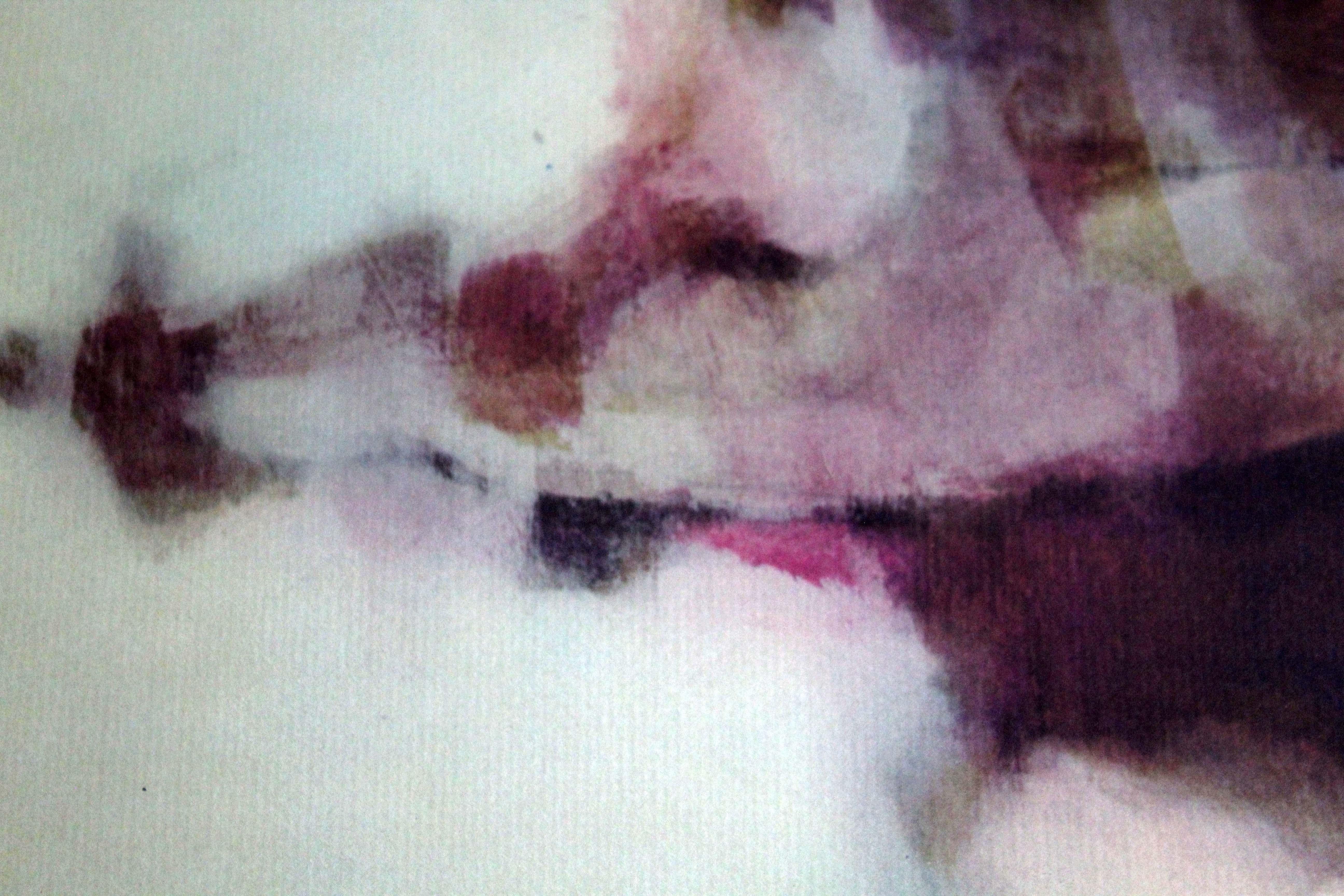 Hugo De Soto Abstract Expressionism Signed Modern Mixed Media Framed, 1962 1