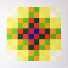Hugo Demarco - « Relation Couleur », sérigraphie sur velincarton, signée à la main, n° 62/200