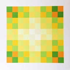 Hugo Demarco - Relation Couleur - Sérigraphie sur carton velin, signée/N, non encadrée
