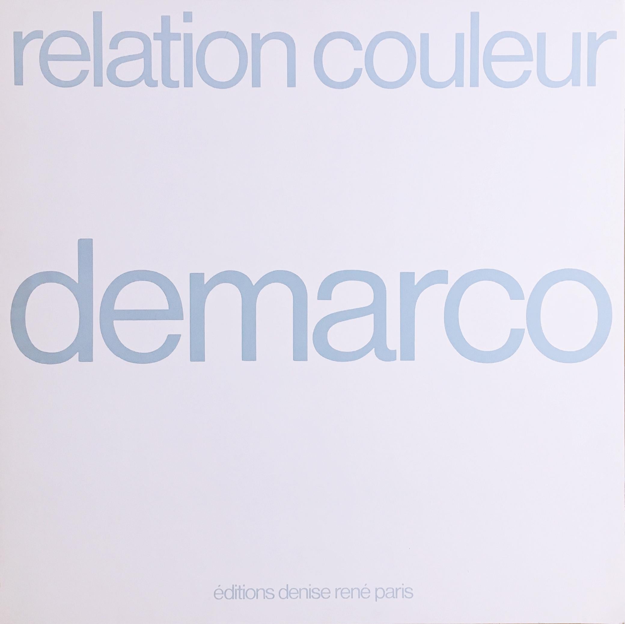 Relation Couleur - Abstract Geometric Print by Hugo Demarco