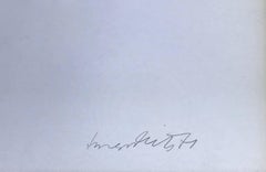 Settembre, serigrafia astratta geometrica incorniciata di Hugo Dietz 1971