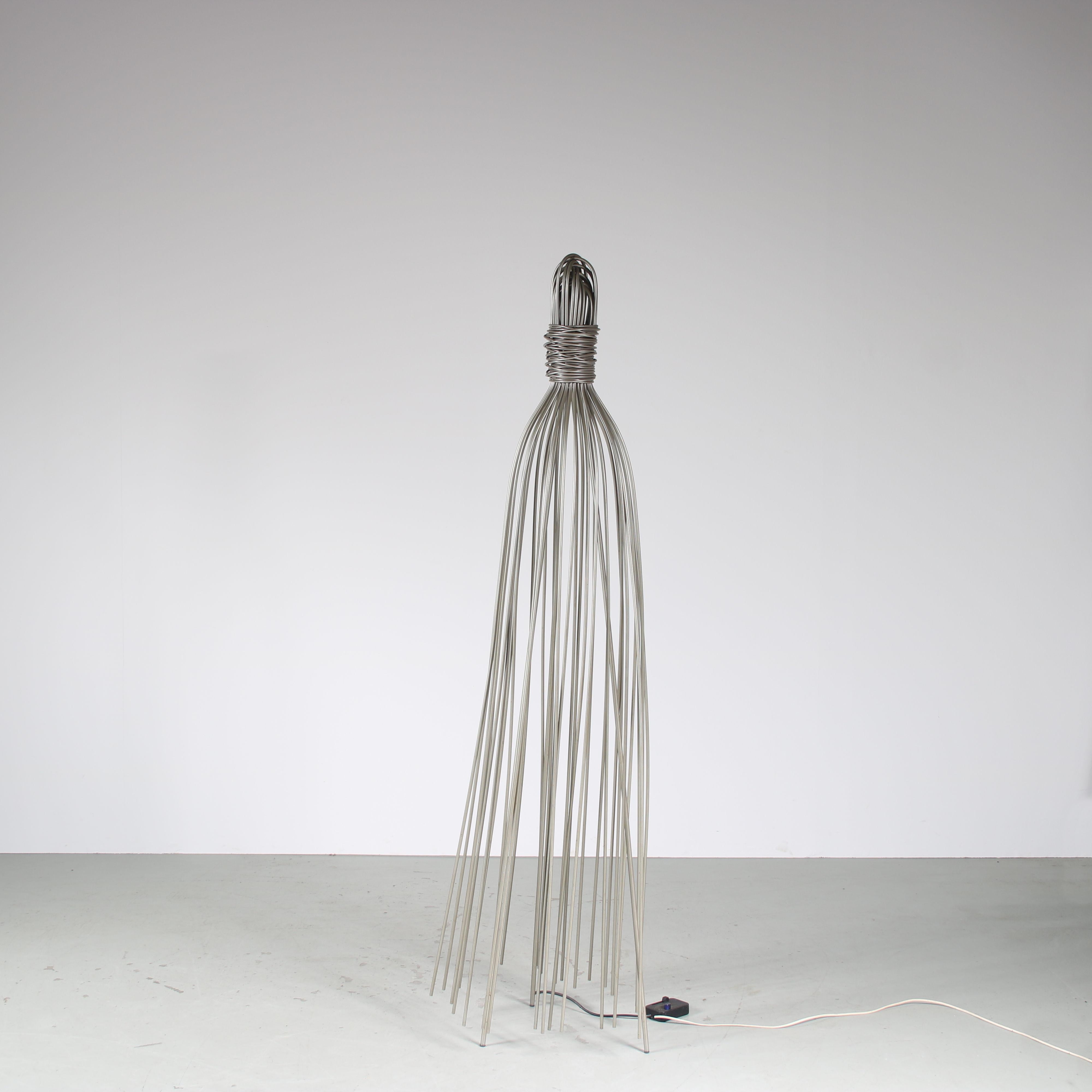 Lampadaire/ Sculpture lumineuse Hugo de Jean-Francois Crochet pour Terzani, Italie  Bon état - En vente à Amsterdam, NL