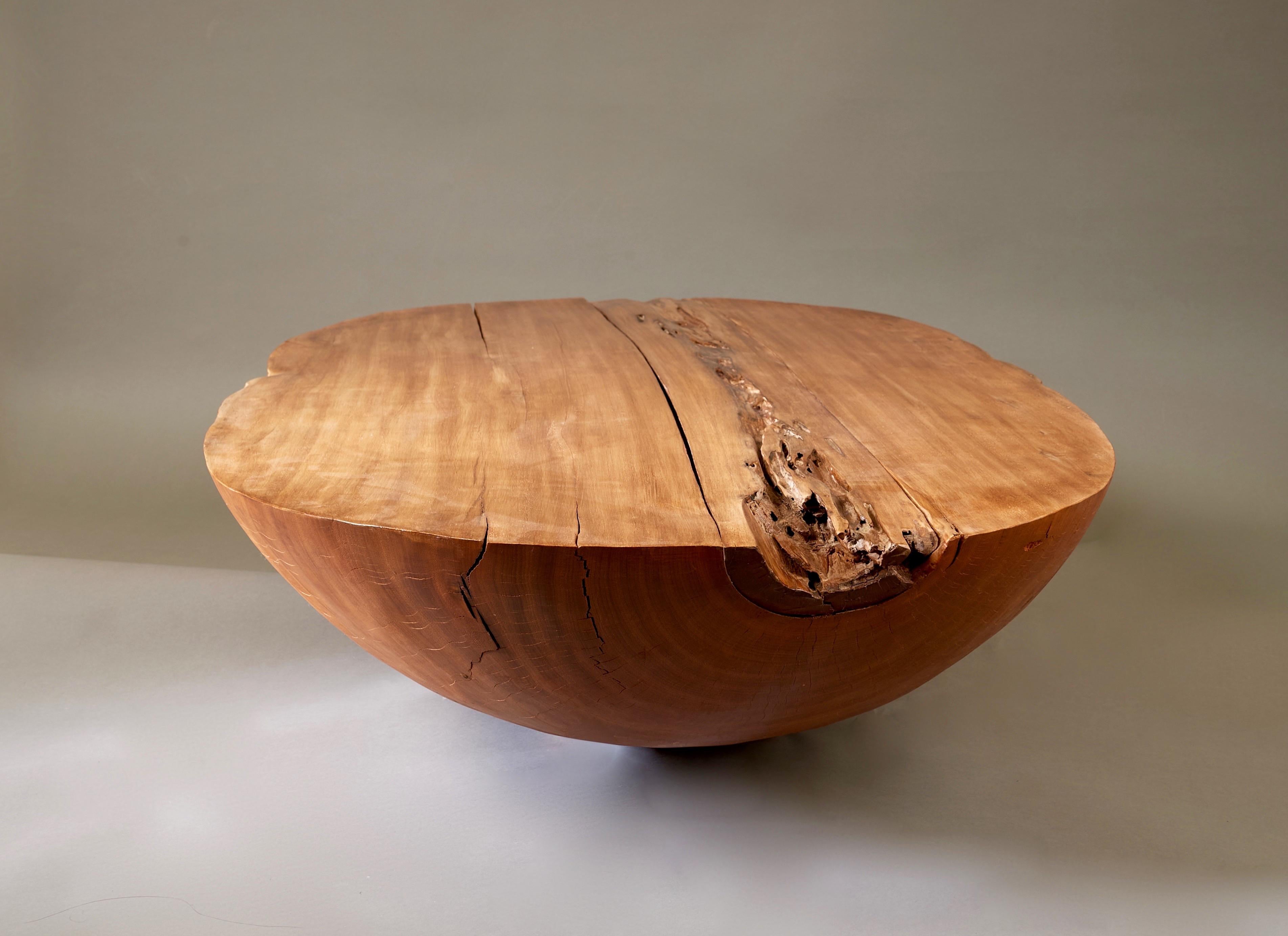 Contemporary Hugo Franca, Unique Monumental Coffee Table in Reclaimed Pequi Wood, Brazil 2005