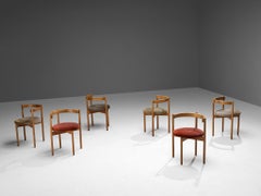 Hugo Frandsen for Børge M. Søndergaard Set of Six Dining Chairs in Oak