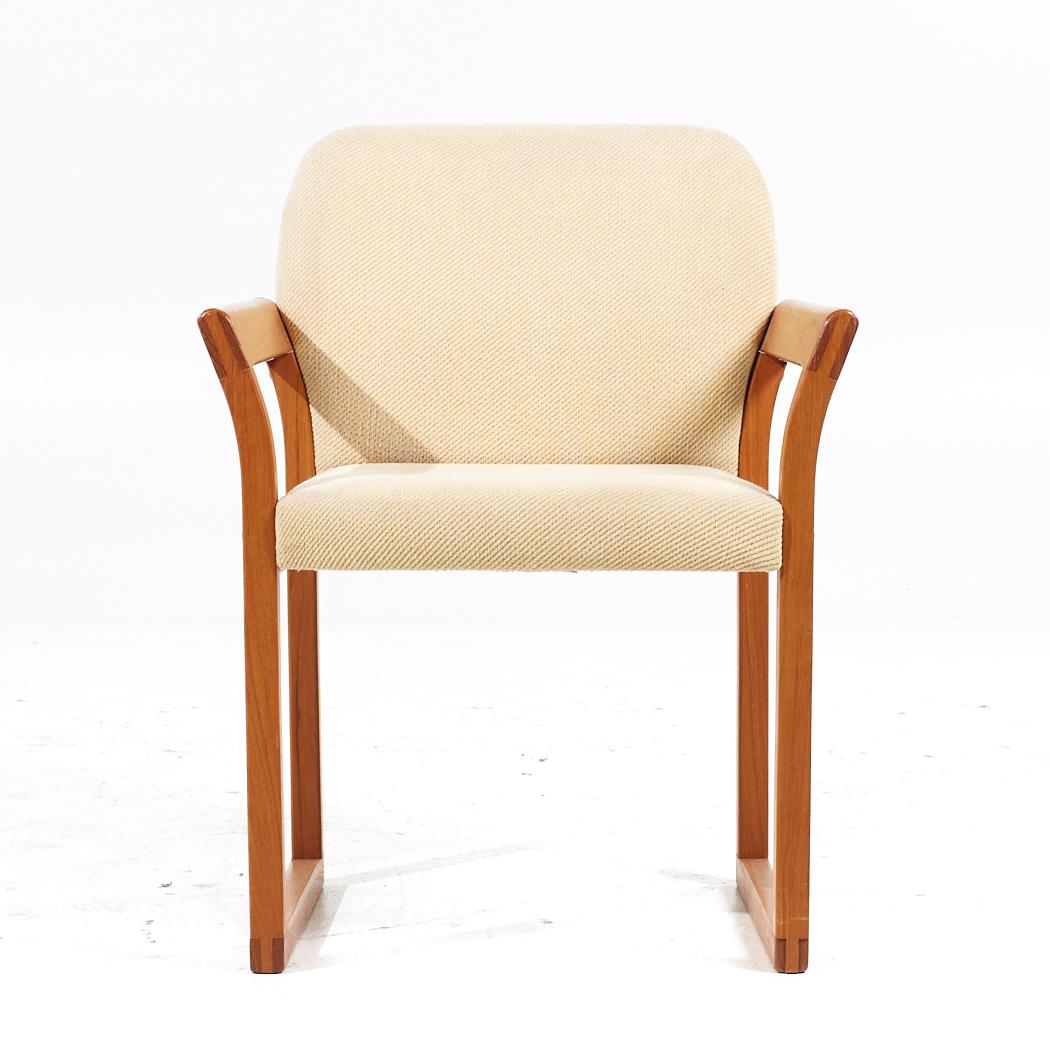 Late 20th Century Hugo Frandsen for Stolefabrik Mid Century Danish Teak Dining Chairs - Set of 4 For Sale
