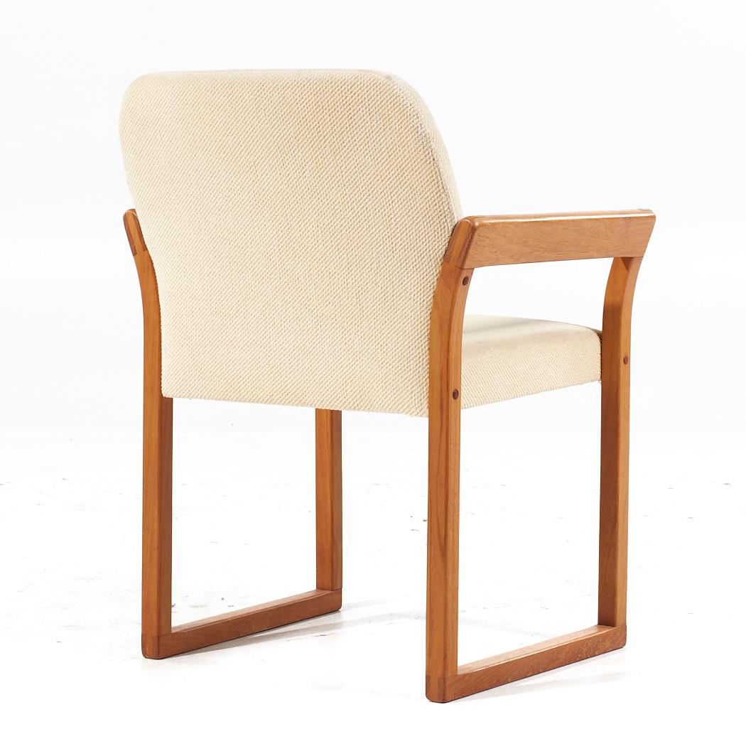 Hugo Frandsen for Stolefabrik Mid Century Danish Teak Dining Chairs - Set of 4 For Sale 1
