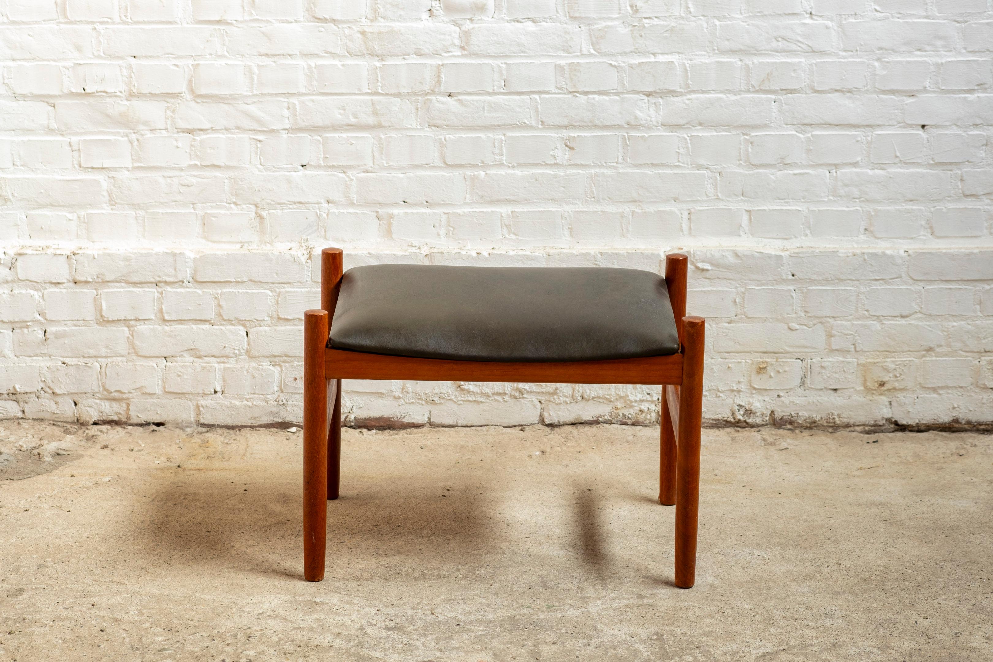 Milieu du XXe siècle Hugo Frandsen Ottoman by Spøttrup, 1960s Danemark en vente