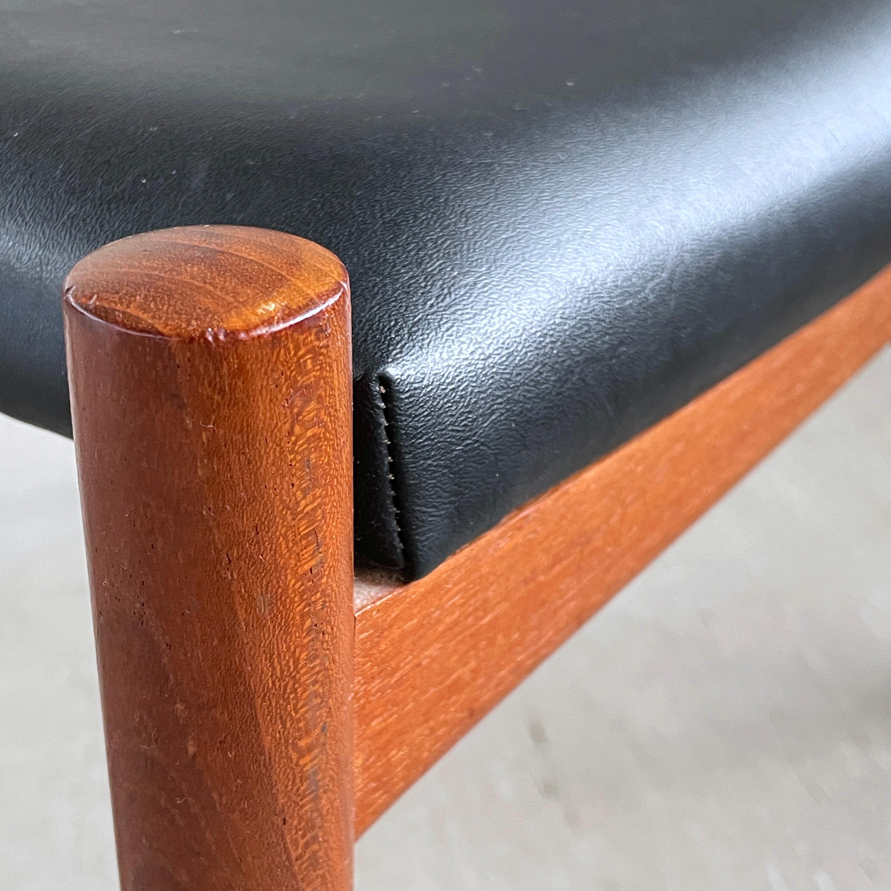 Pouf en teck Hugo Frandsen - Spottrup Stolefabrik, Danemark en vente 9