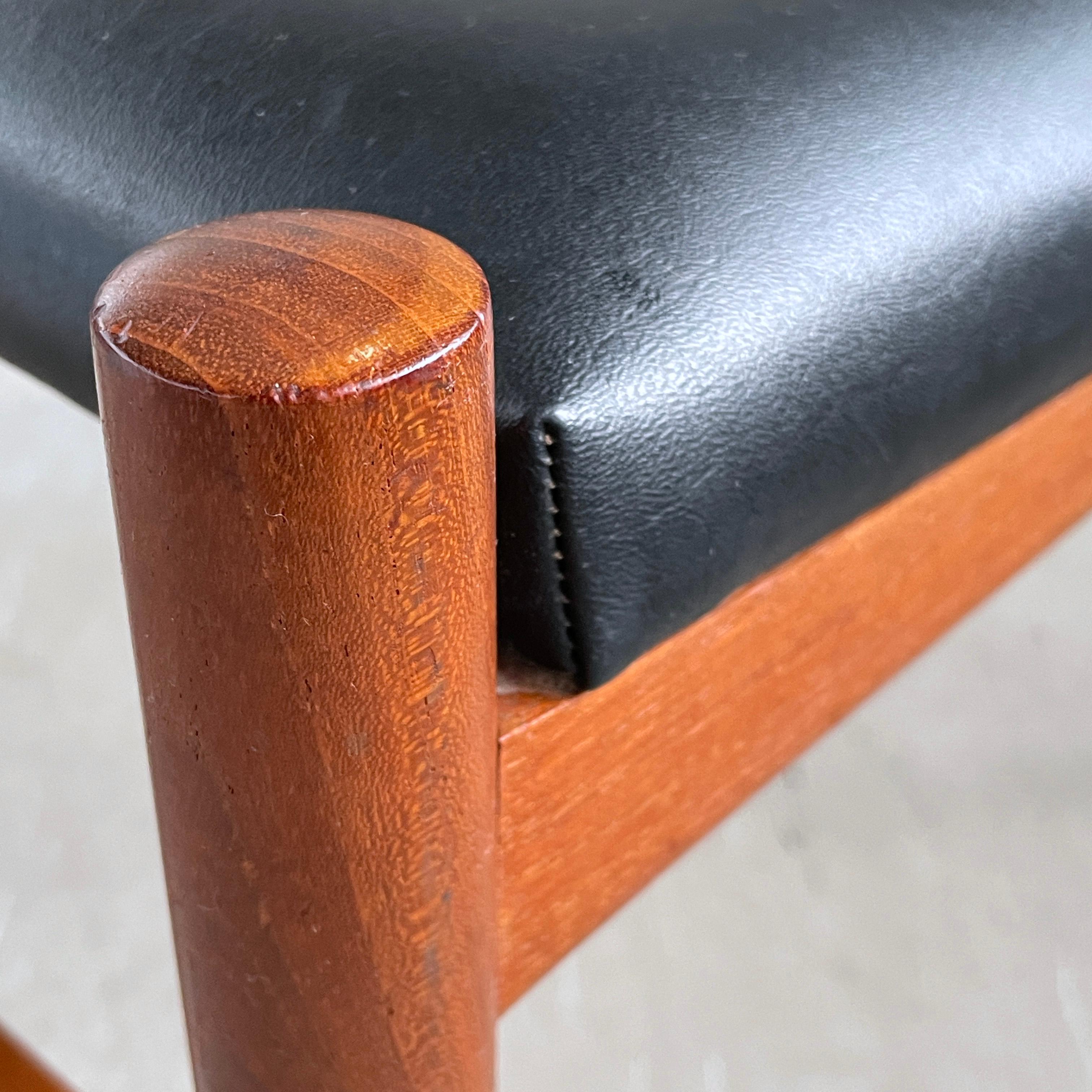 Pouf en teck Hugo Frandsen - Spottrup Stolefabrik, Danemark en vente 10