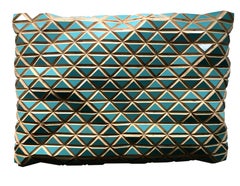 Jade Soul by Hugo G. Urrutia - painted wood sculptural wall, parametric design