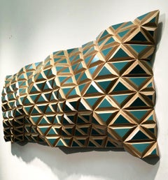 The Chameleon Effect - Flexible Rigids - sculptural wall, parametric design