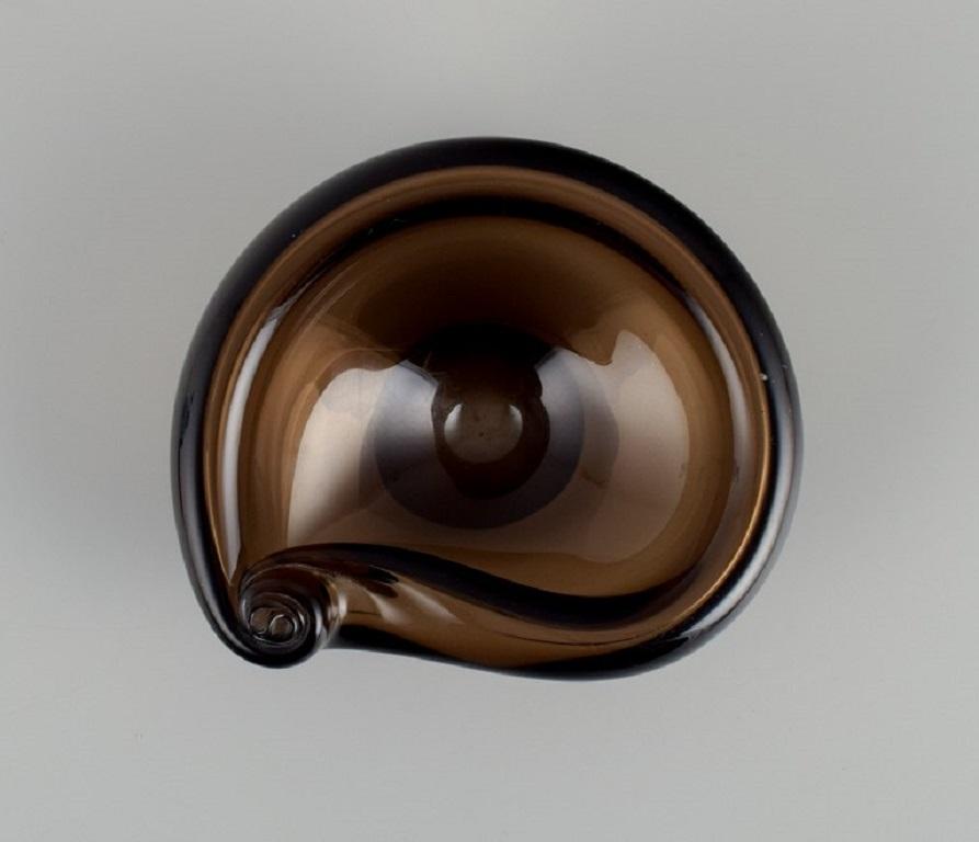 Swedish Hugo Gehlin for Gullaskruf, Sweden, Three Small Art Glass Bowls For Sale