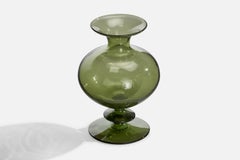 Hugo Gehlin, Jarrón, Vidrio, Suecia, Década de 1930