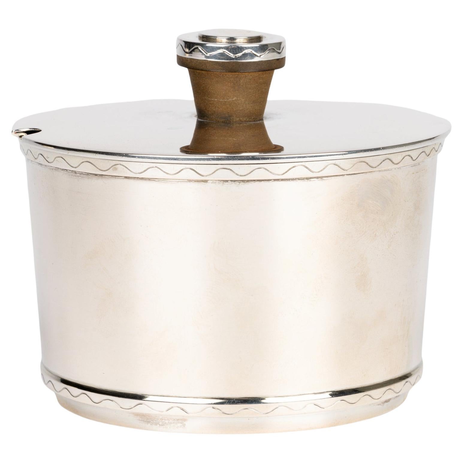 Hugo Grün & Co Swedish Mid-Century Silver Lidded Sugar Bowl