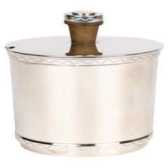 Hugo Grün & Co Swedish Mid-Century Silver Lidded Sugar Bowl
