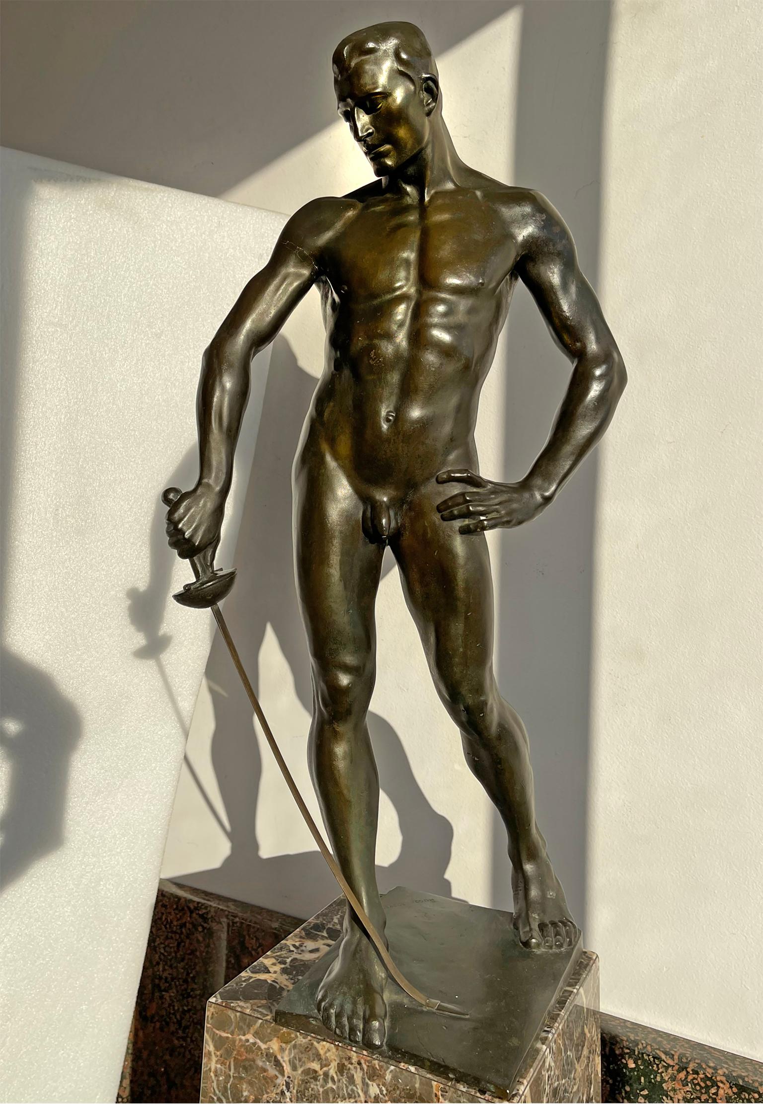 male nude sculpture