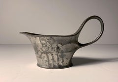 Hugo Leven Kayserzinn Art Nouveau Creamer / Candle Holder, Germany, circa 1900